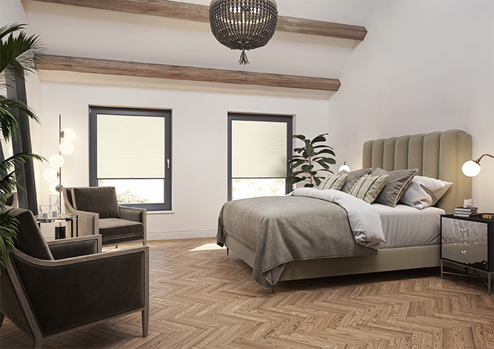 Umbra (Blackout), Linen - Stick Fit Honeycomb Blind - Image 7